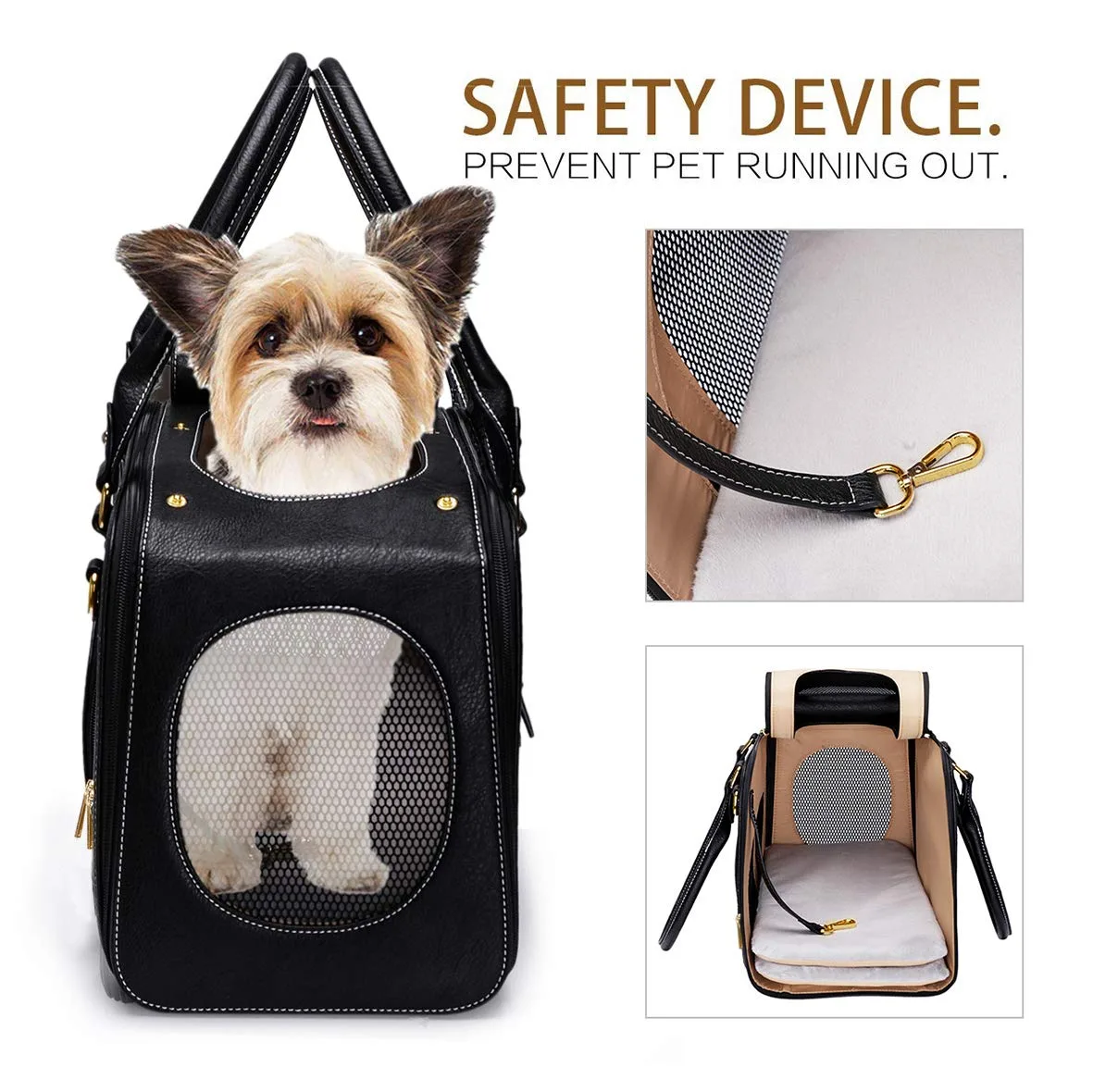 Purse Shape Pet Carrier: Fashion Bag Design - detail view supplied by QUANZHOU JUNYUAN BAGS