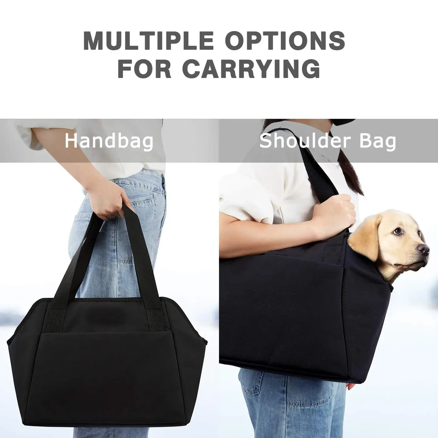 Rear Entry: Back Access - Custom Pet Carrier Rear Pa - detail view supplied by QUANZHOU JUNYUAN BAGS