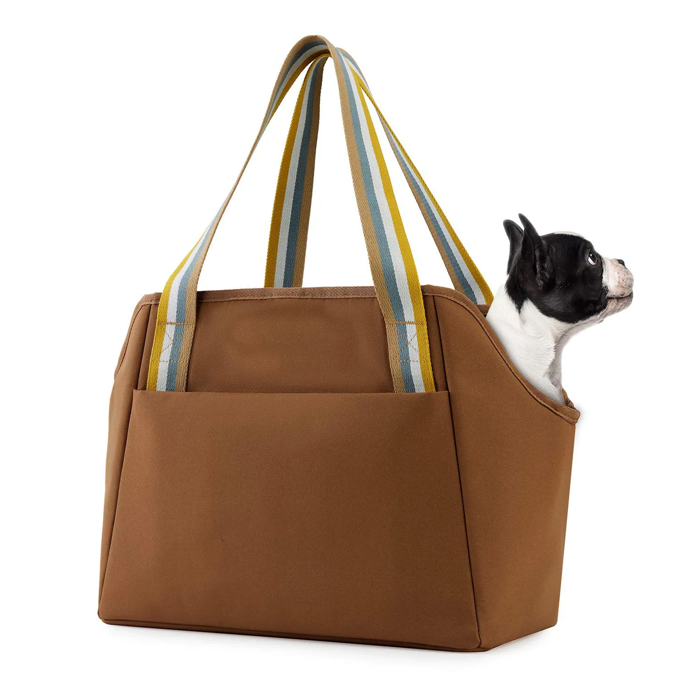 Flap Closure Custom Pet Carriers: Over Flap Design - detail view supplied by QUANZHOU JUNYUAN BAGS