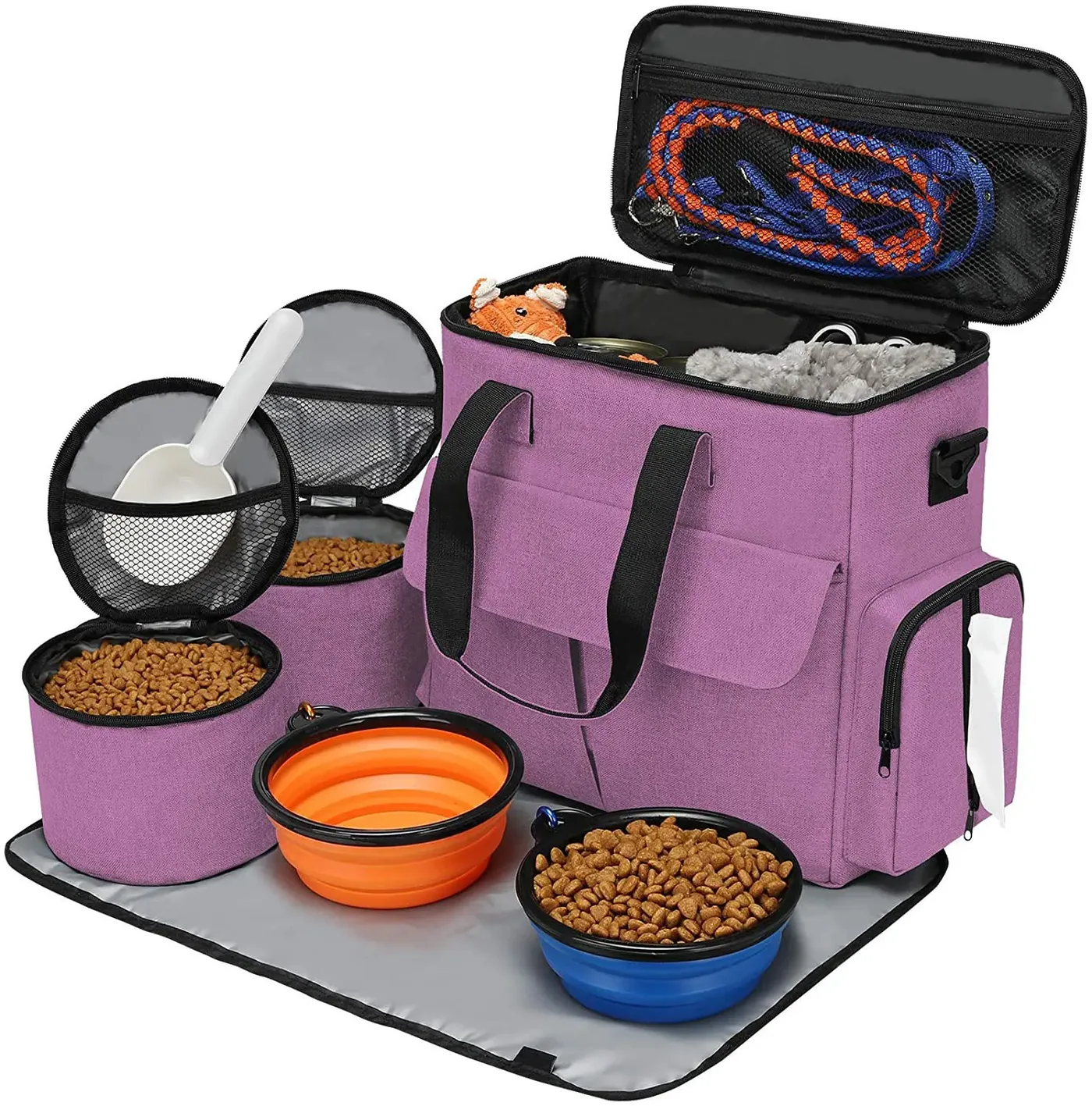 Foldable Pet Carrier: Easy Storage - detail view supplied by QUANZHOU JUNYUAN BAGS