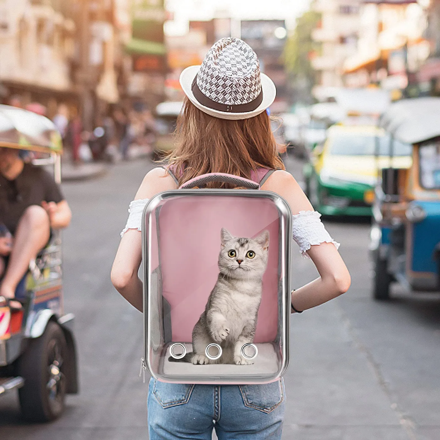 Waist Strap: Support and Load Transfer for Pet Carri - detail view supplied by QUANZHOU JUNYUAN BAGS